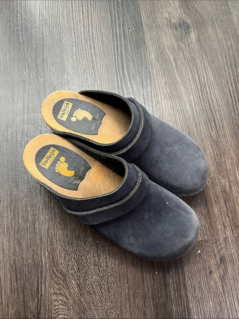 Swedish Wooden Navy Clogs